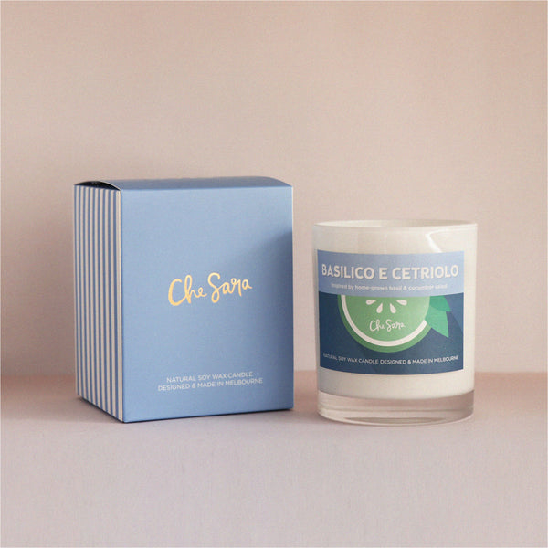 Basilico E Cetriolo (Basil & Cucumber) Soy Wax Candle
