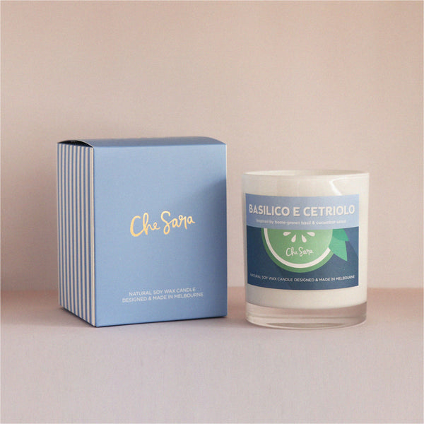 Basilico E Cetriolo (Basil & Cucumber) Soy Wax Candle