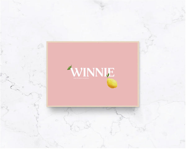 Custom Name Limone Print